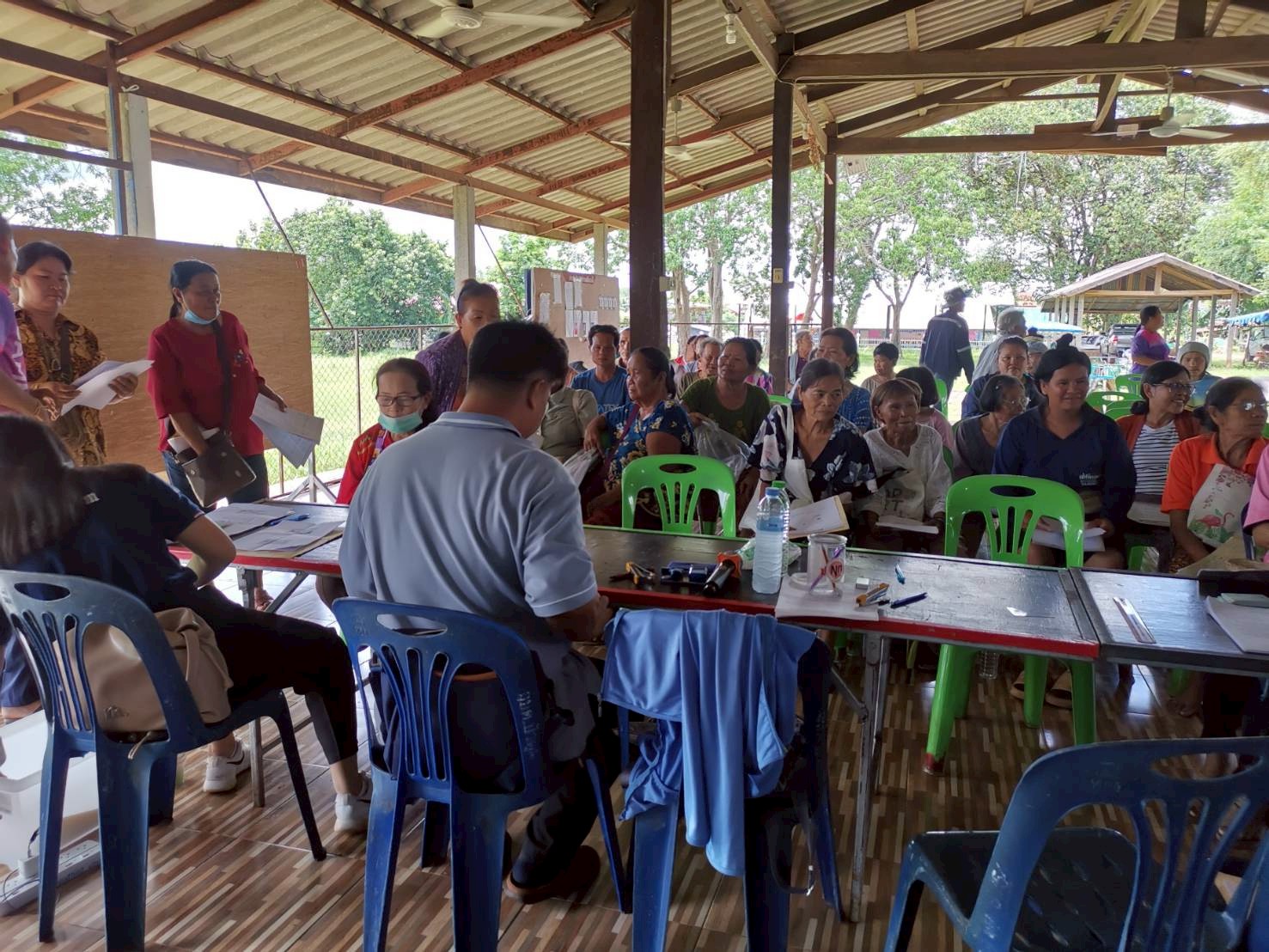 title - สำนักงานการปฏิรูปที่ดินจังหวัดบึงกาฬ ออกหน่วยรับคำร้องออกโฉนดเพื่อการเกษตร ให้แก่เกษตรกร